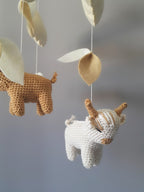 Highland Cow Baby Crib Mobile