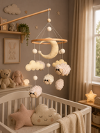 Sheep Baby Crib Mobile