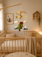 Bear Felt Baby Crib Mobile