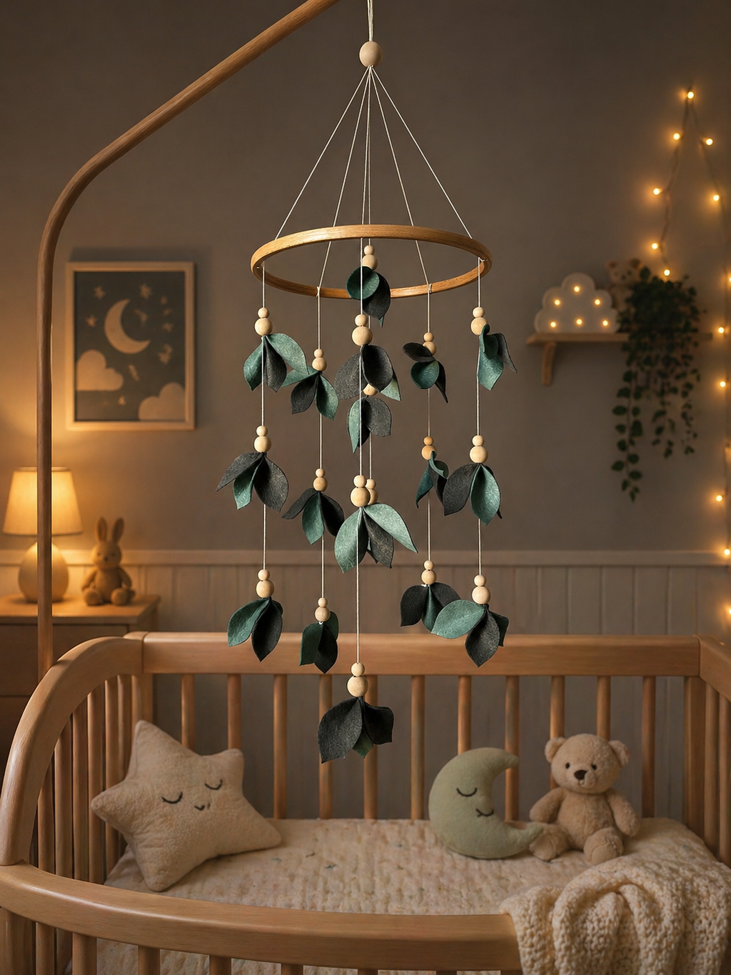 Leaf Crib Mobile