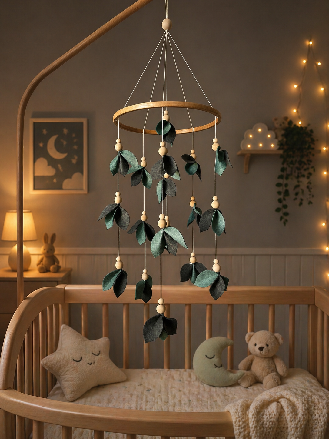 Leaf Crib Mobile