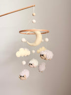 Sheep Baby Crib Mobile