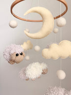 Sheep Baby Crib Mobile