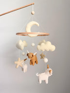 Highland Cow Baby Crib Mobile