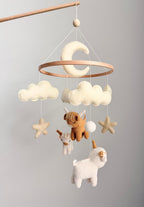 Highland Cow Baby Crib Mobile