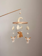 Highland Cow Baby Crib Mobile