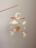 Highland Cow Baby Crib Mobile