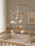 Highland Cow Baby Crib Mobile