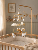 Highland Cow Baby Crib Mobile