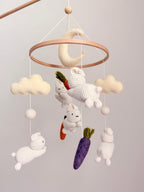 Bunny Baby Crib Mobile