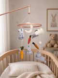 Crochet Bunny Baby Crib Mobile