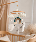 Llama Baby Crib Mobile Crochet Mobile