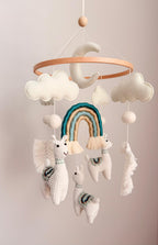 Llama Baby Crib Mobile Crochet Mobile