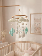 Llama Baby Crib Mobile
