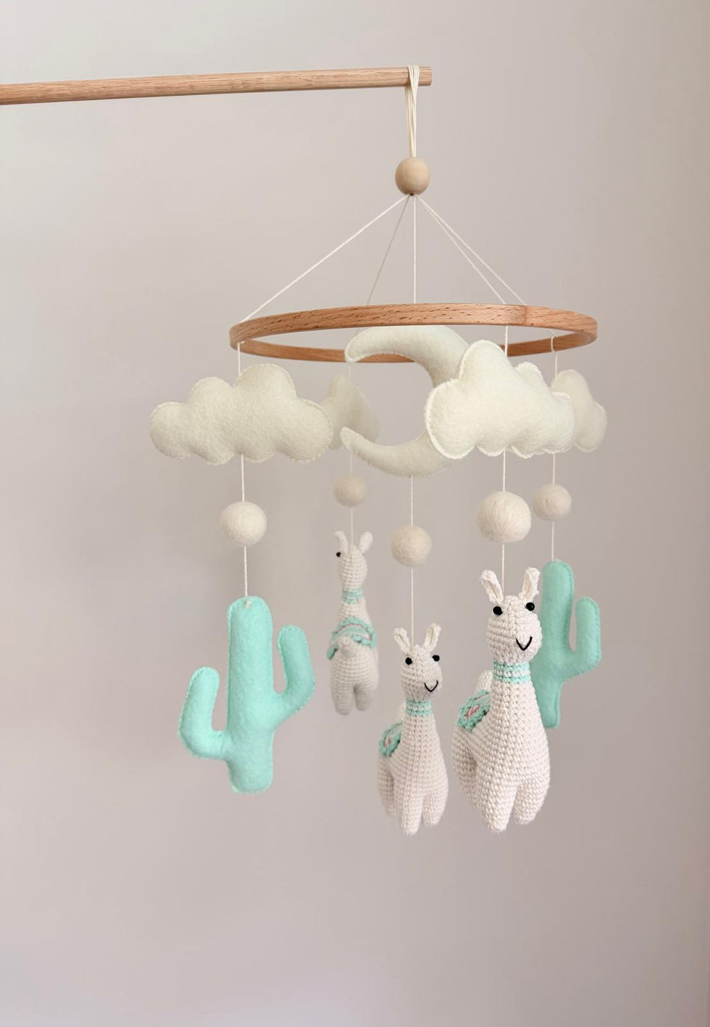 Llama Baby Crib Mobile