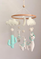 Llama Baby Crib Mobile