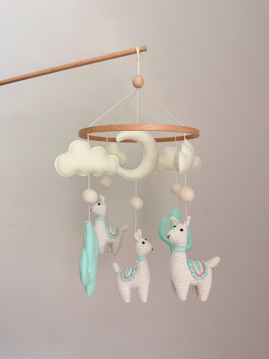 Llama Baby Crib Mobile