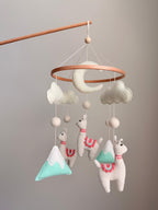 Llama Baby Crib Mobile