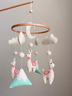 Llama Baby Crib Mobile