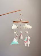 Llama Baby Crib Mobile